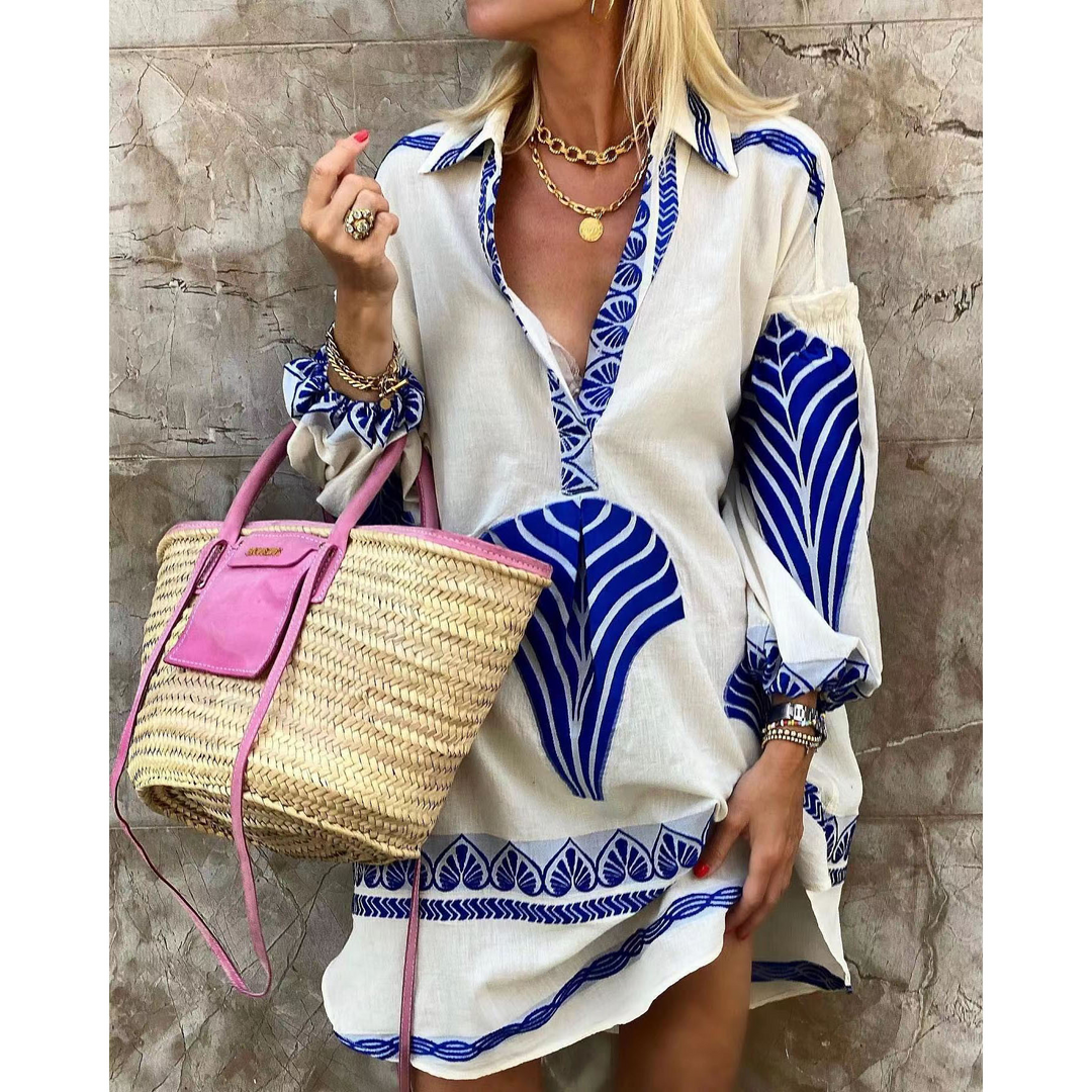 Amara | V-Neck Mini Dress