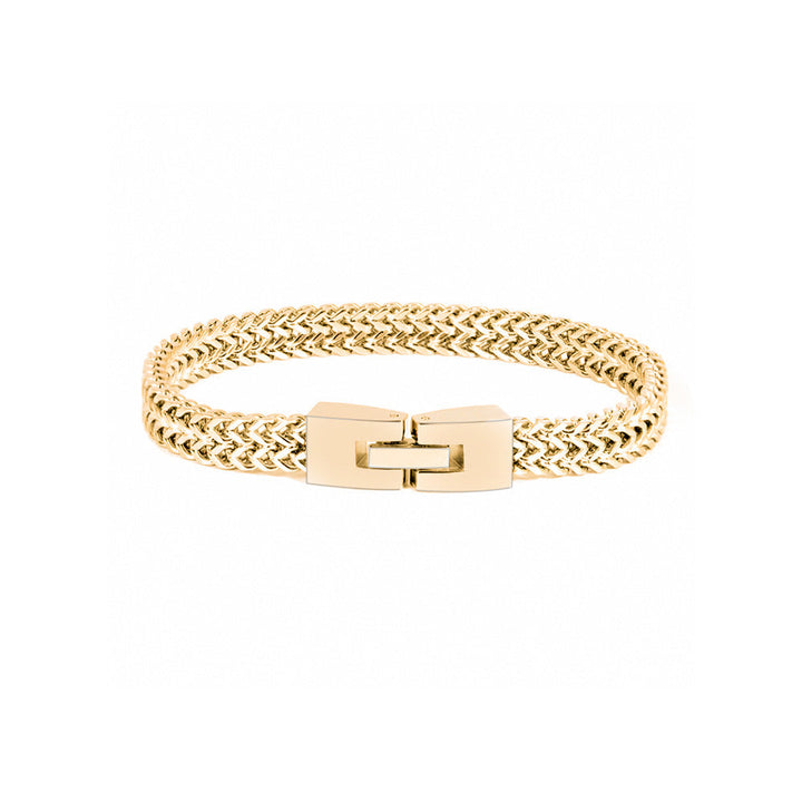 Classy Initial Love Clasp Bracelet
