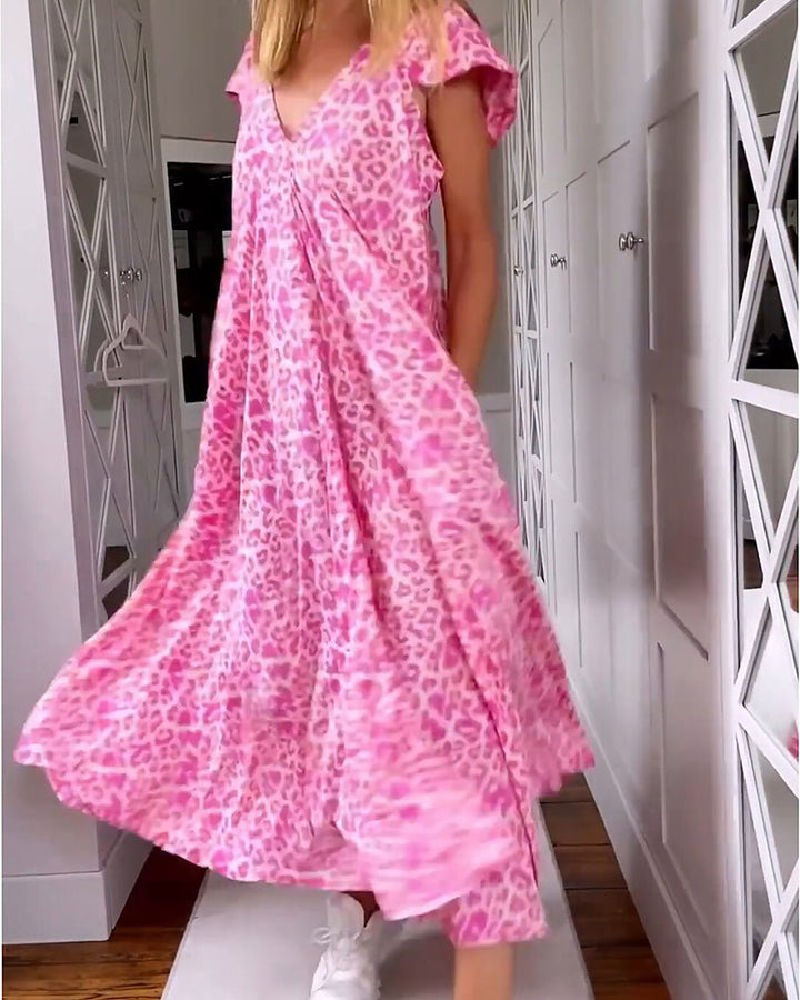 Liora | V-Neck Maxi Dress