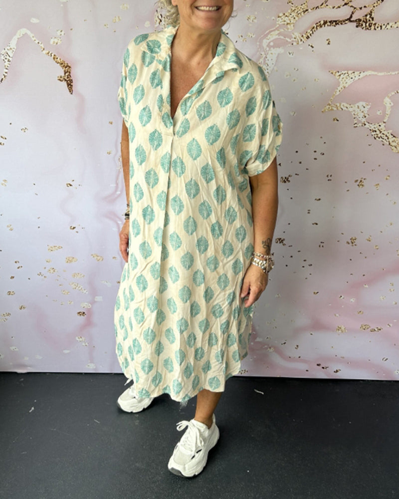 Monica Secrets | Loose Lapel Collar Dress