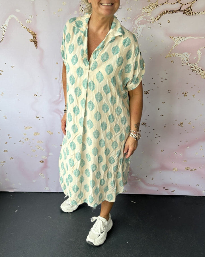 Monica Secrets | Loose Lapel Collar Dress