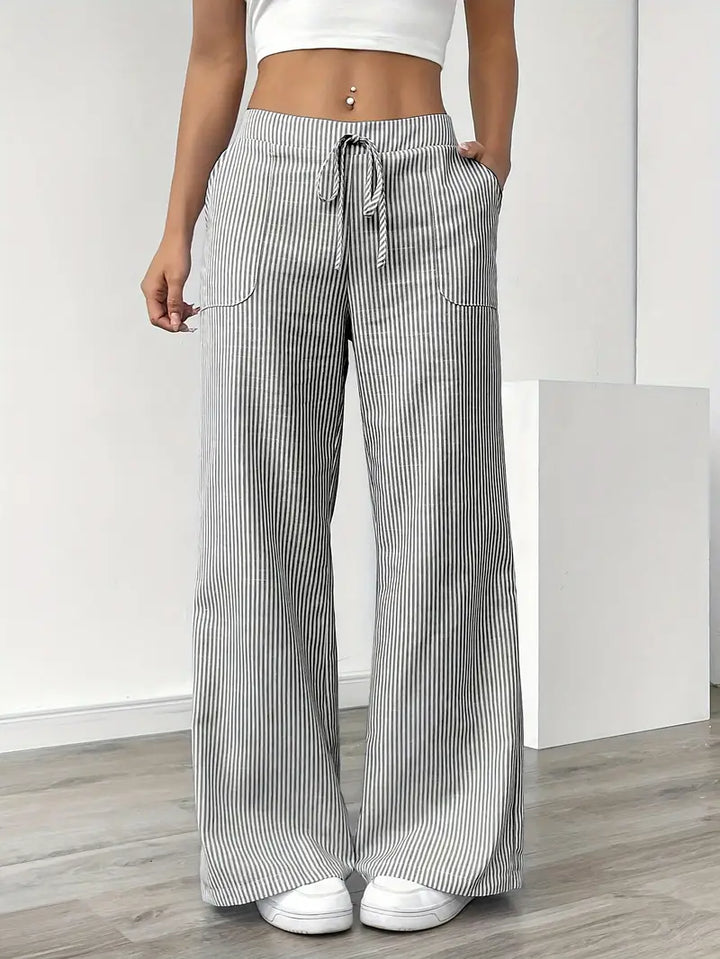 Clara | Relaxed Stripe Pants