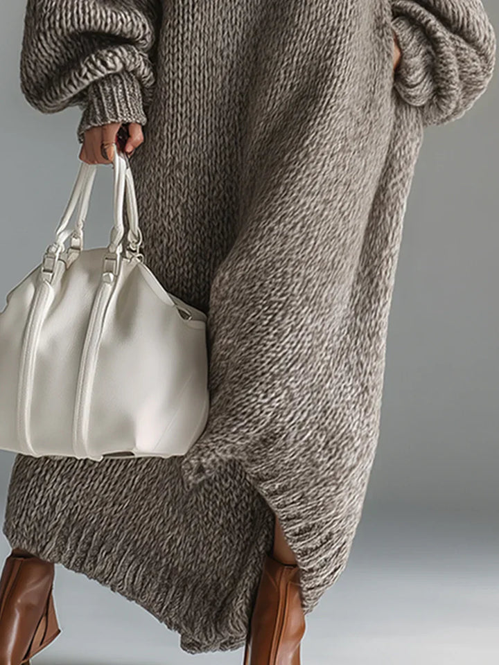 Monica Secrets | Elegant Casual Knitted Maxi Dress