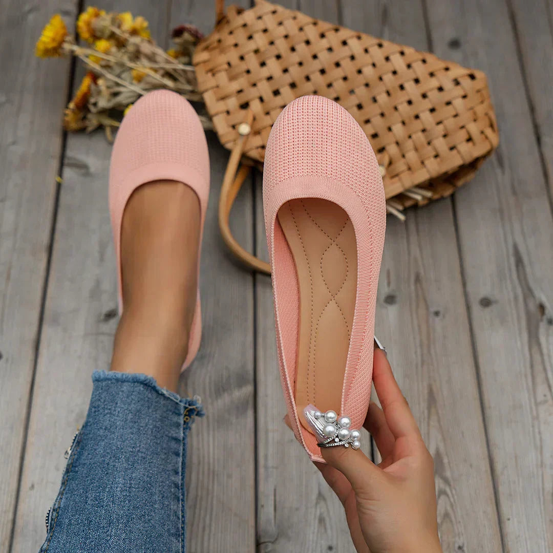 Seraphina | Knit Ballerina Flats