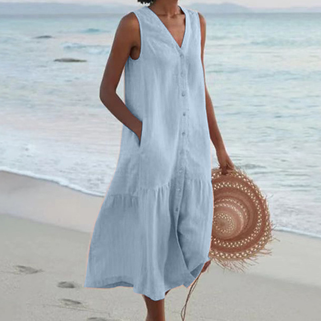 Elara | V-Neck Summer Dress