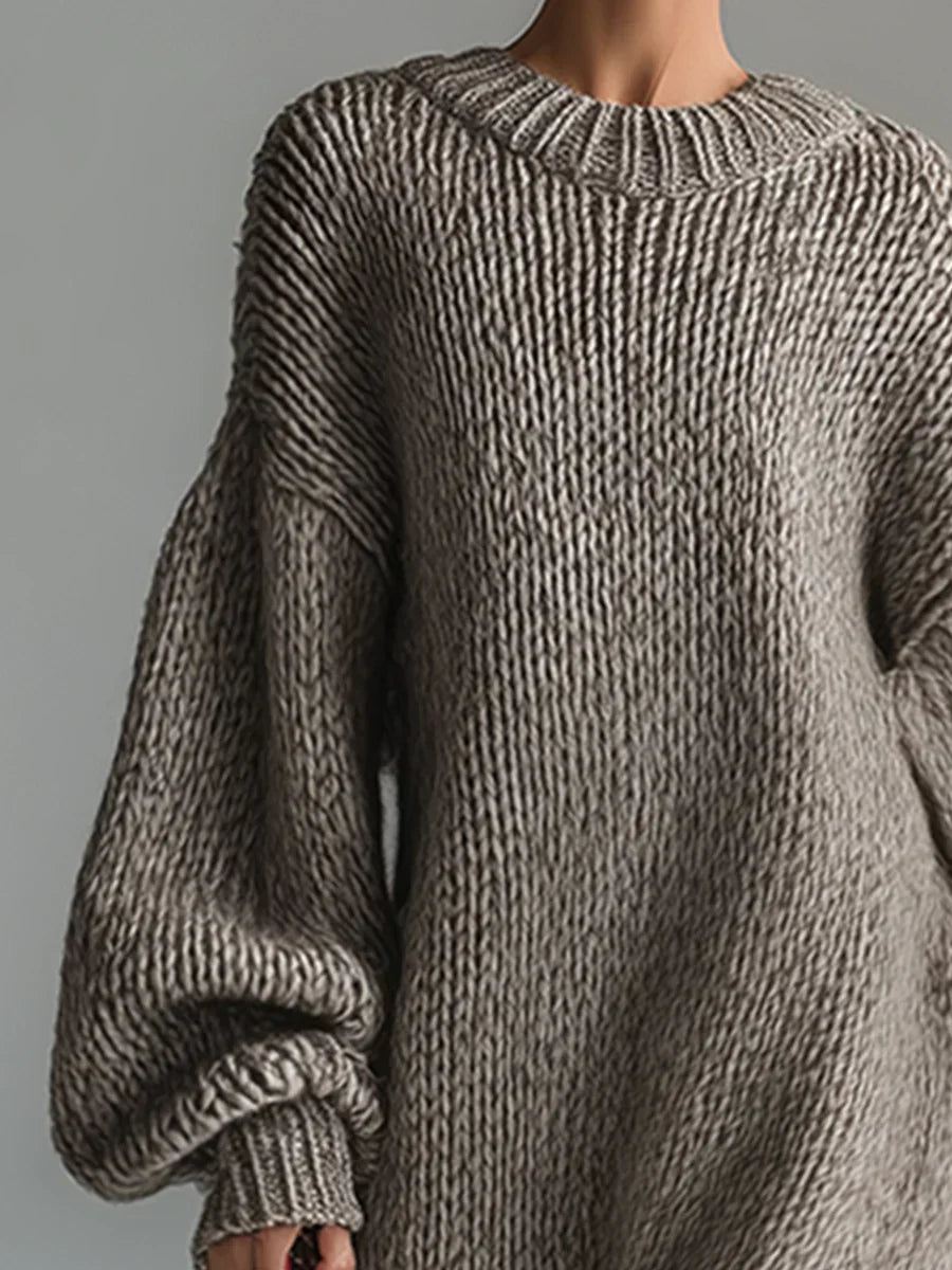 Monica Secrets | Elegant Casual Knitted Maxi Dress