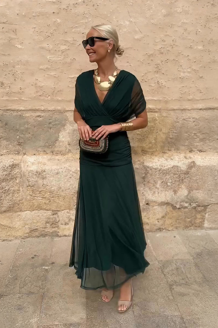 Aria | V-Neck Maxi Dress