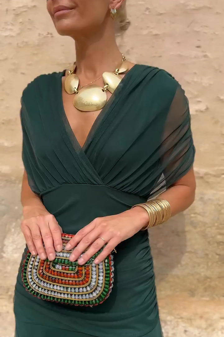 Aria | V-Neck Maxi Dress