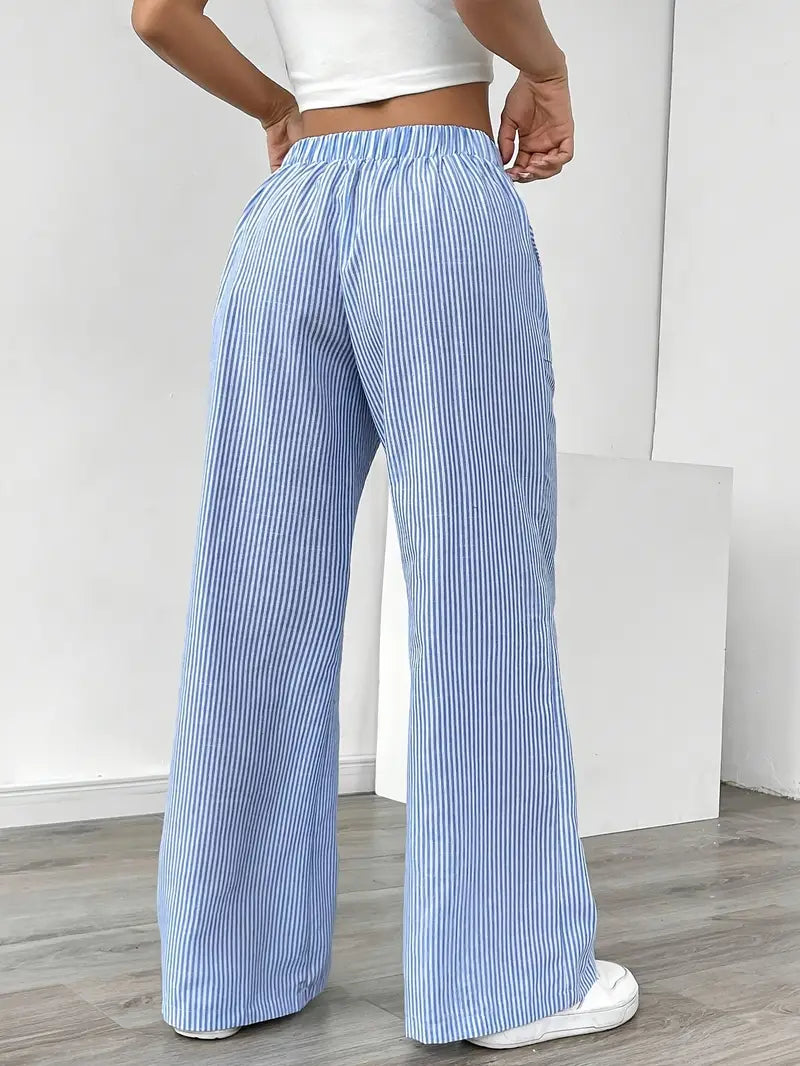 Clara | Relaxed Stripe Pants