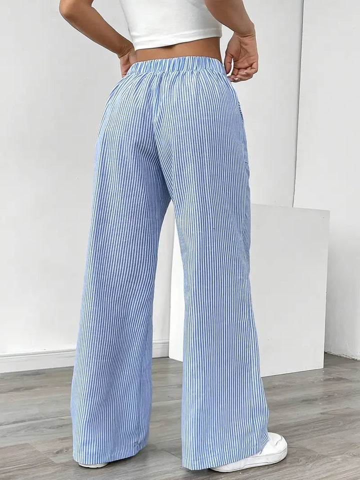 Clara | Relaxed Stripe Pants