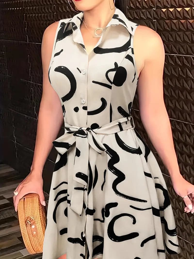 Mireille | Sleeveless A-line Dress