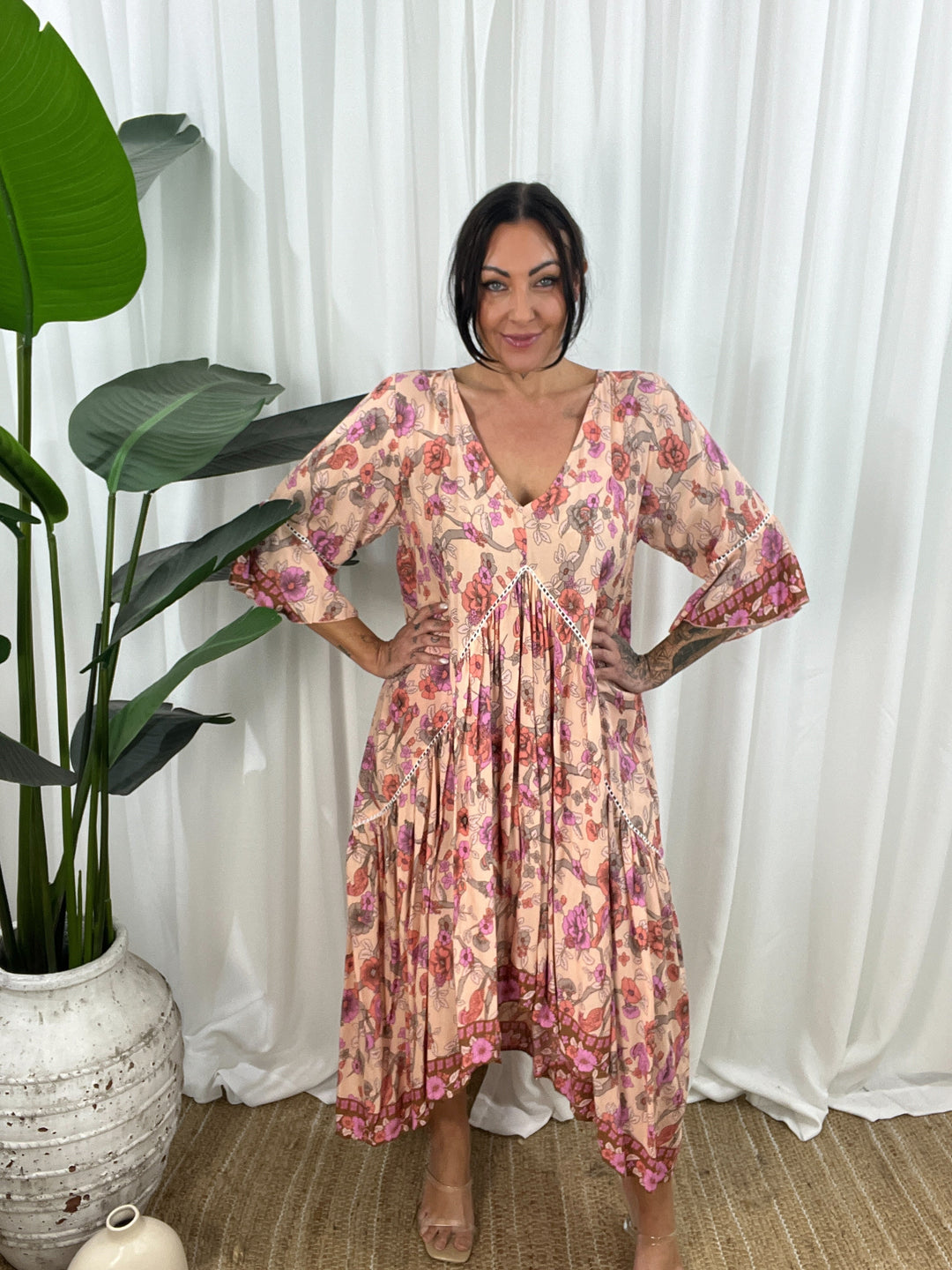 Isolde | V-Neck Dress