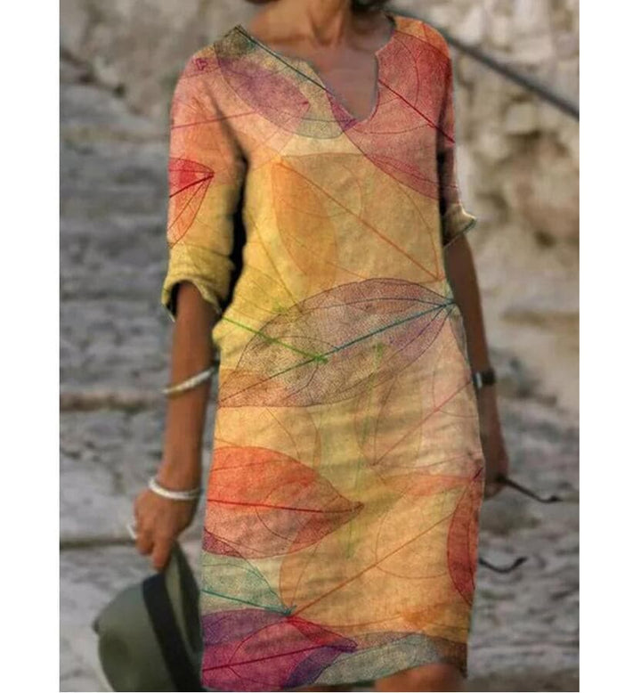 Lila | Designer Motif Dress