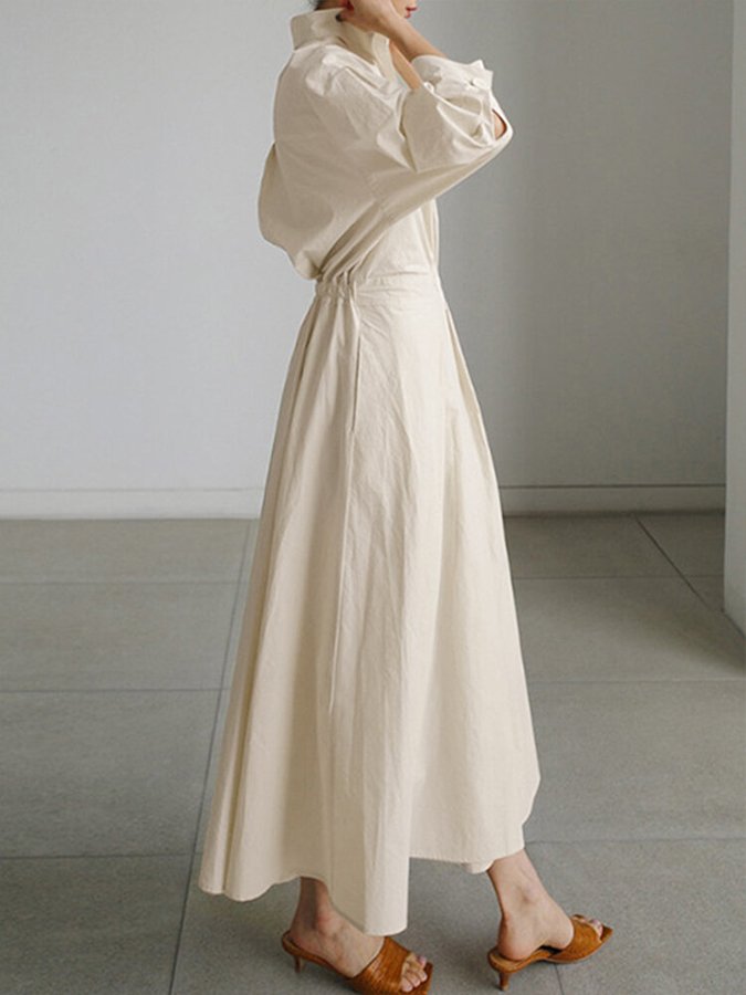 Adeline | Midi Dress with Buttons