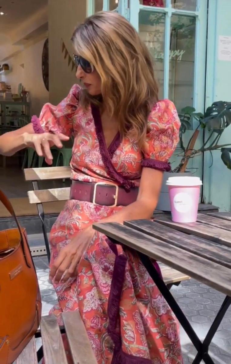 Monica Secrets | Romantic Pink Maxi Outfit