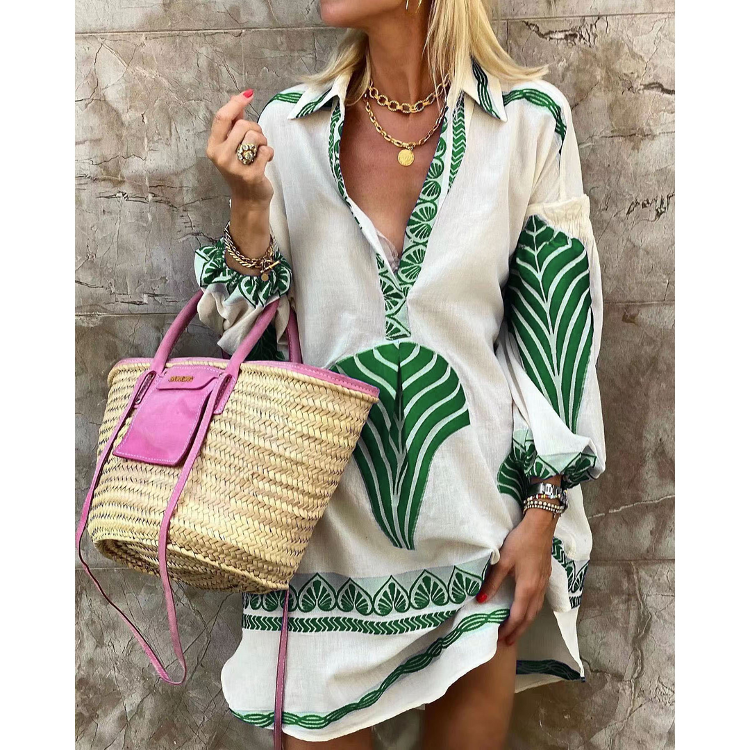 Amara | V-Neck Mini Dress