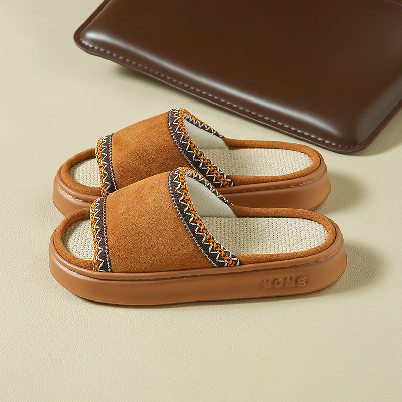 Monica Secrets | Suede Boho Slides