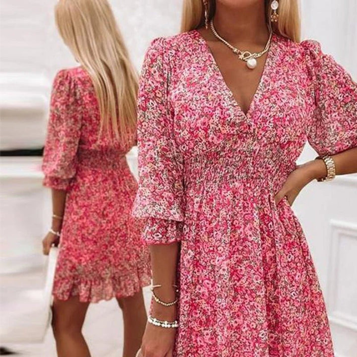 Elowen | Elegant Floral Dress