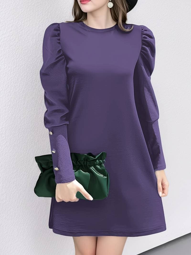 Isolde | A-Line Long Sleeve Dress