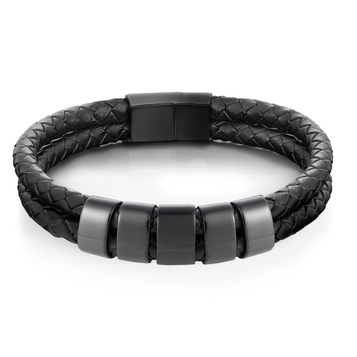 Minimal Personalized Name(s) Leather Bracelet