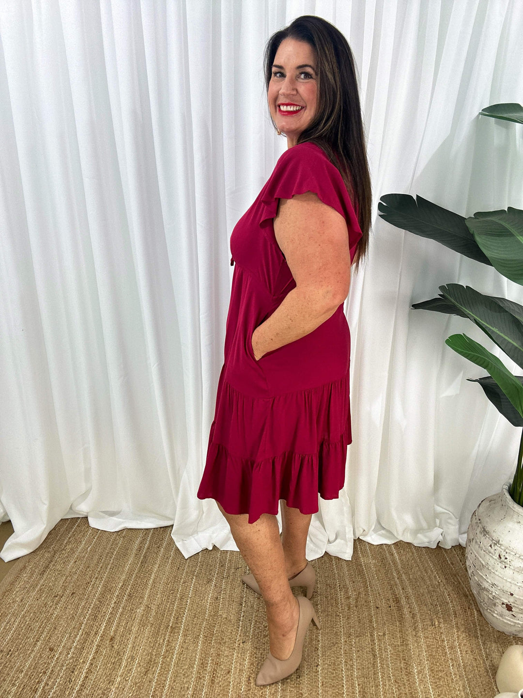 Adele | V-Neck Dress