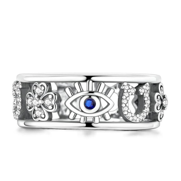 S925 Lucky Evil Eye Ring