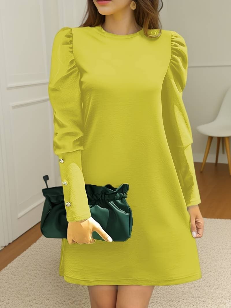 Isolde | A-Line Long Sleeve Dress