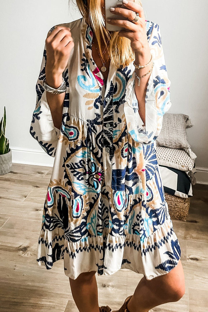 Elena | Tribal Mini Dress