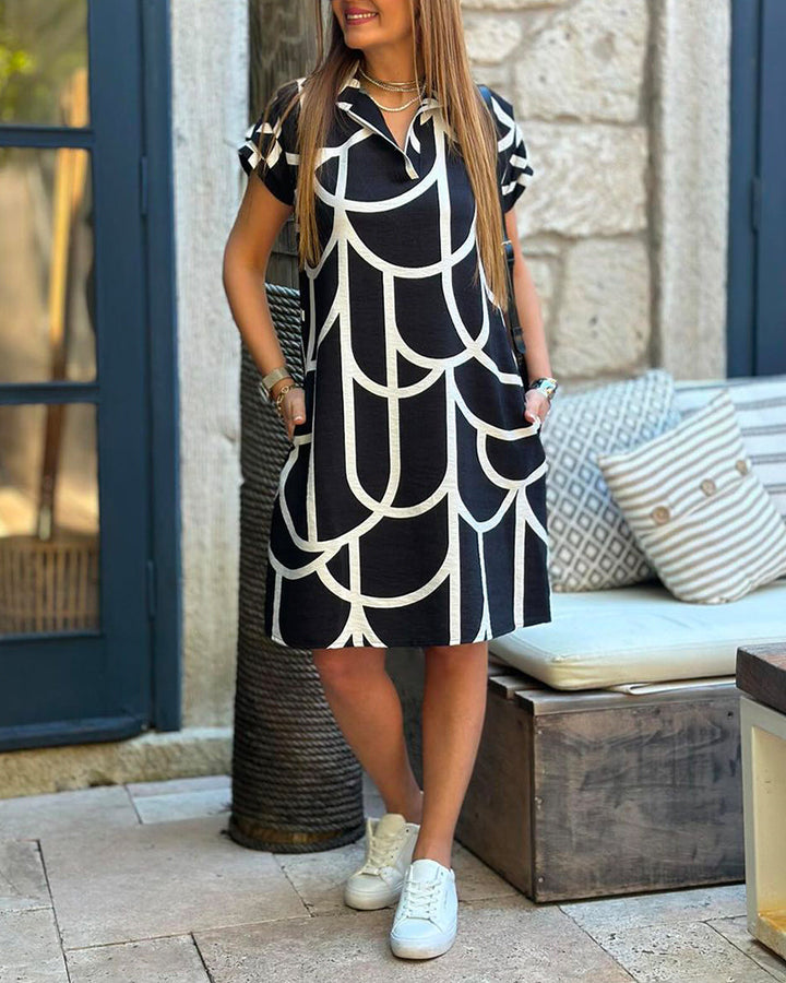 Lila | Short-Sleeved Dress
