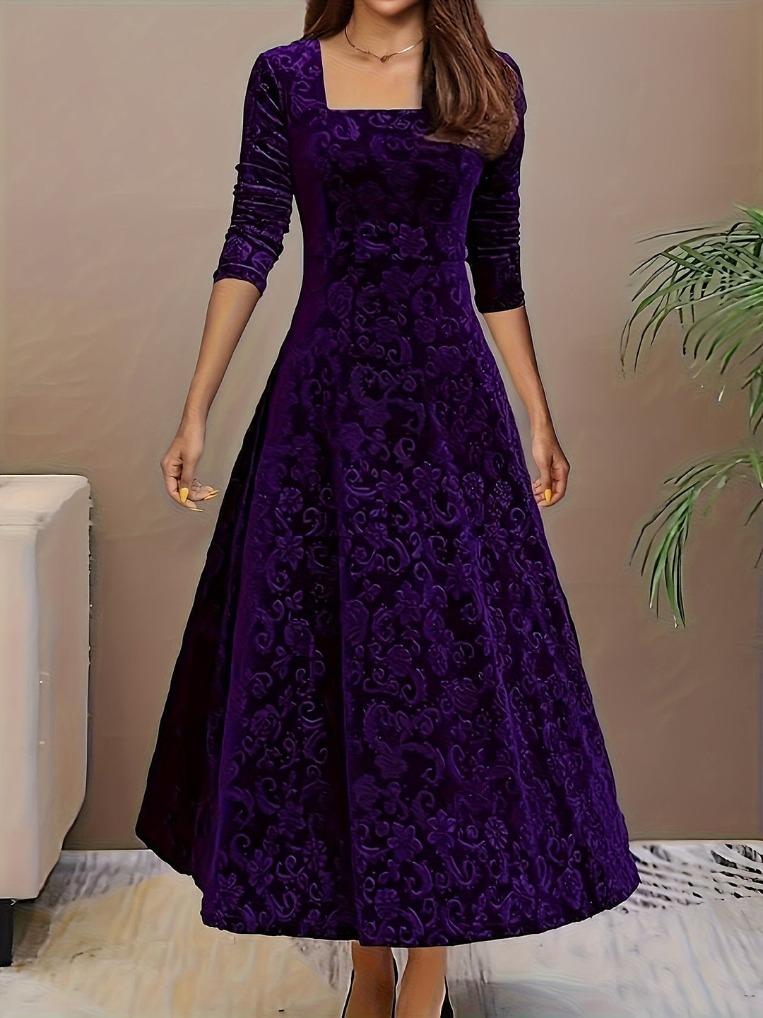 Maris | Elegant Velvet Dress