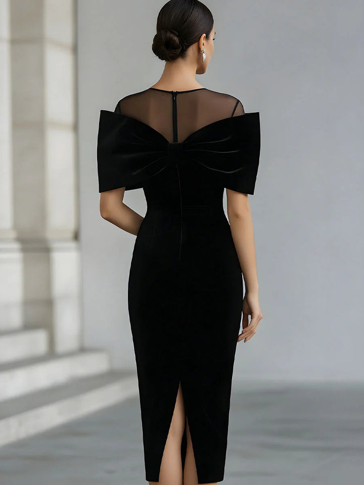 Livia | Suede Midi Dress