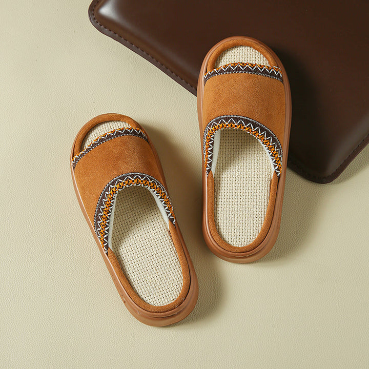 Monica Secrets | Suede Boho Slides