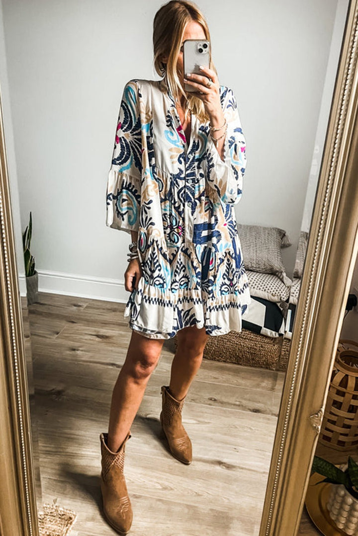 Elena | Tribal Mini Dress