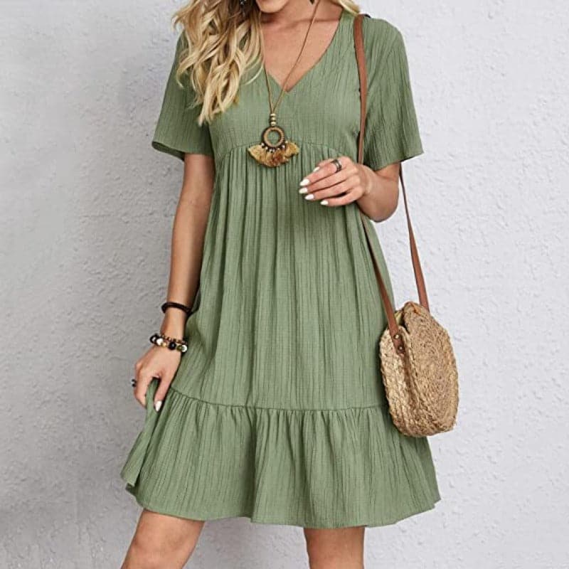 Anika | V-Neck Dress