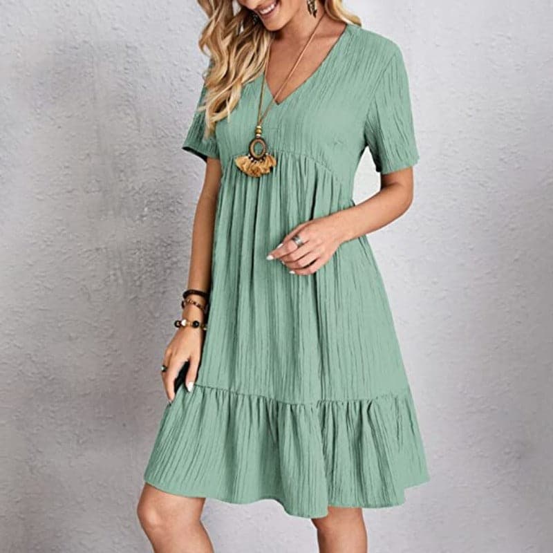 Anika | V-Neck Dress