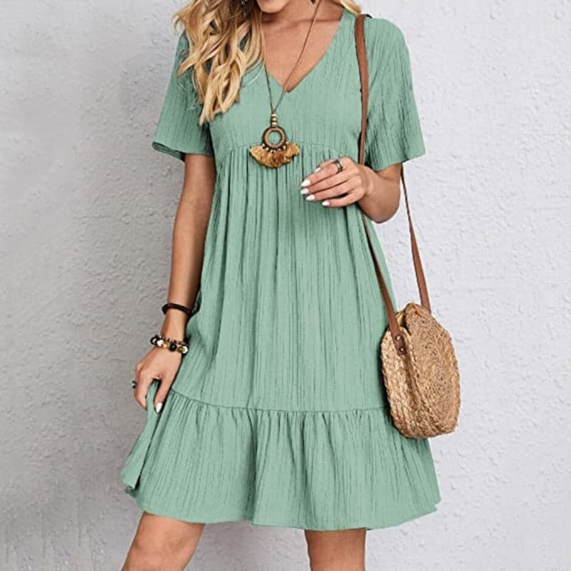 Anika | V-Neck Dress