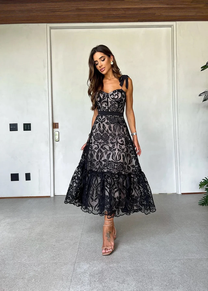 Sabrina | Sleeveless A-Line Dress