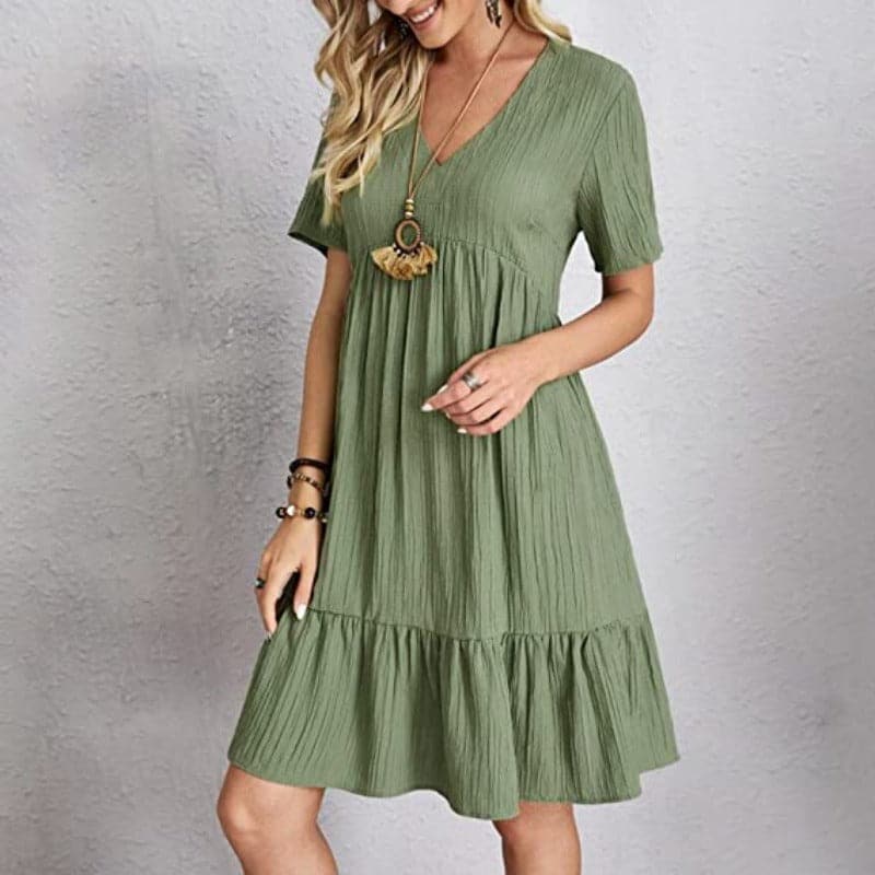 Anika | V-Neck Dress