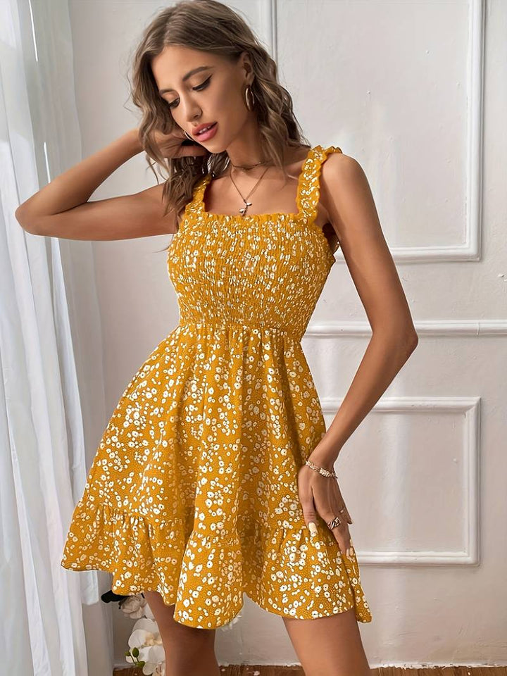 Seraphina | Sleeveless Floral Dress