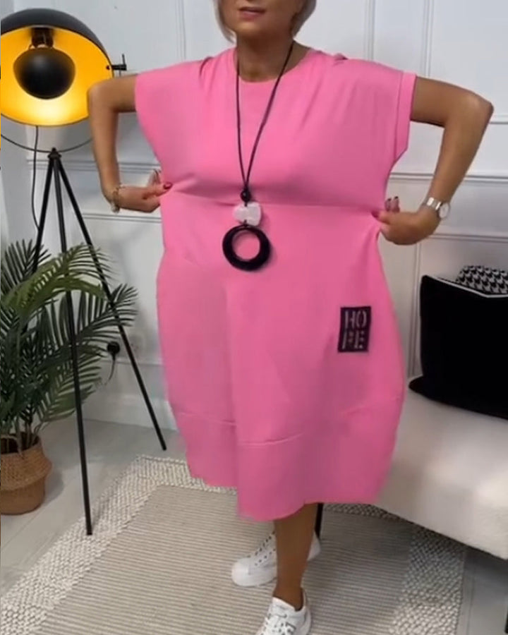 Monica Secrets | Stylish Short Sleeved Dress