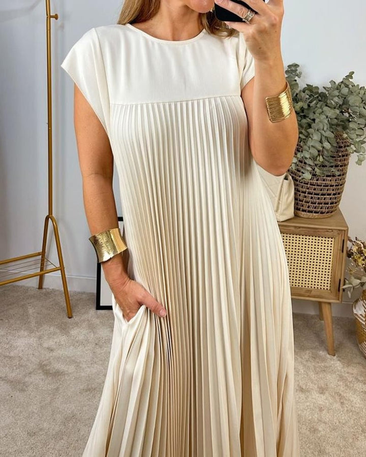 Mireille | Pleated Maxi Dress