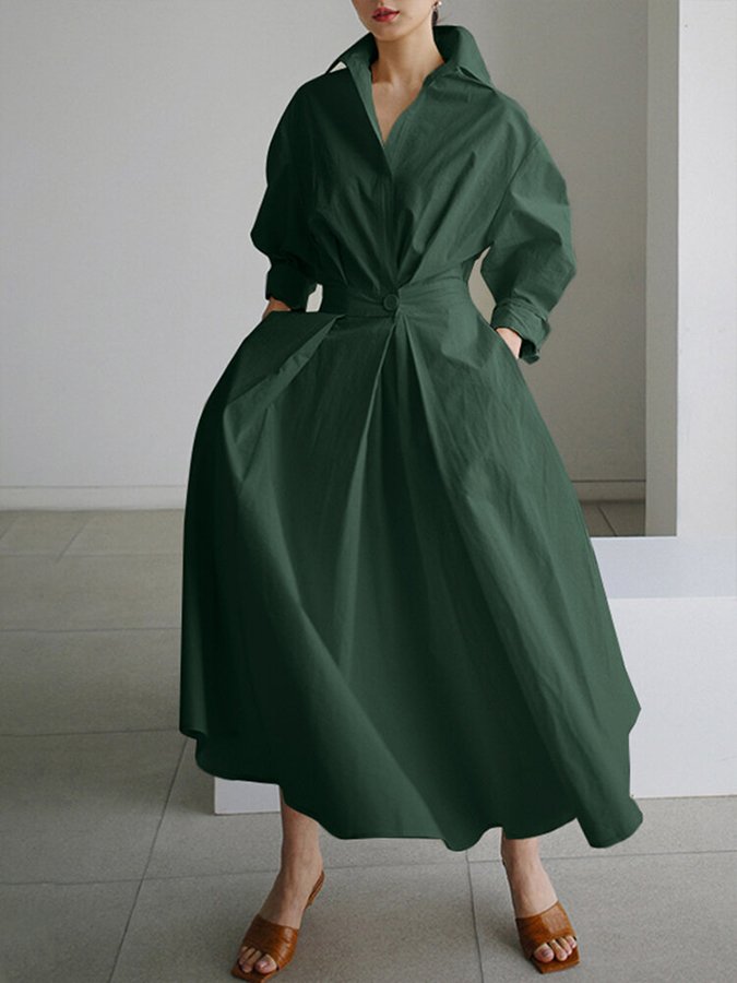 Adeline | Midi Dress with Buttons