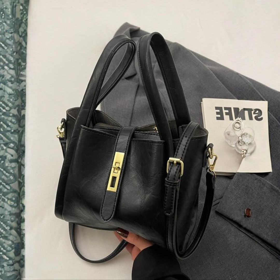 Monica Secrets | Elegant Simple Retro Handbag Crossbody Shoulder Bag