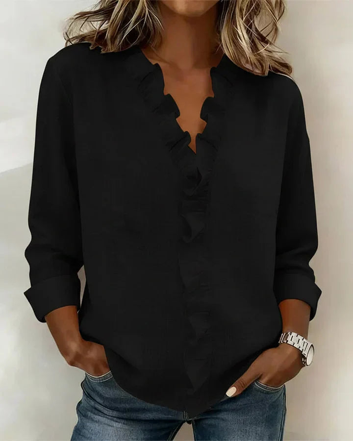 Elena | V-Neck Blouse