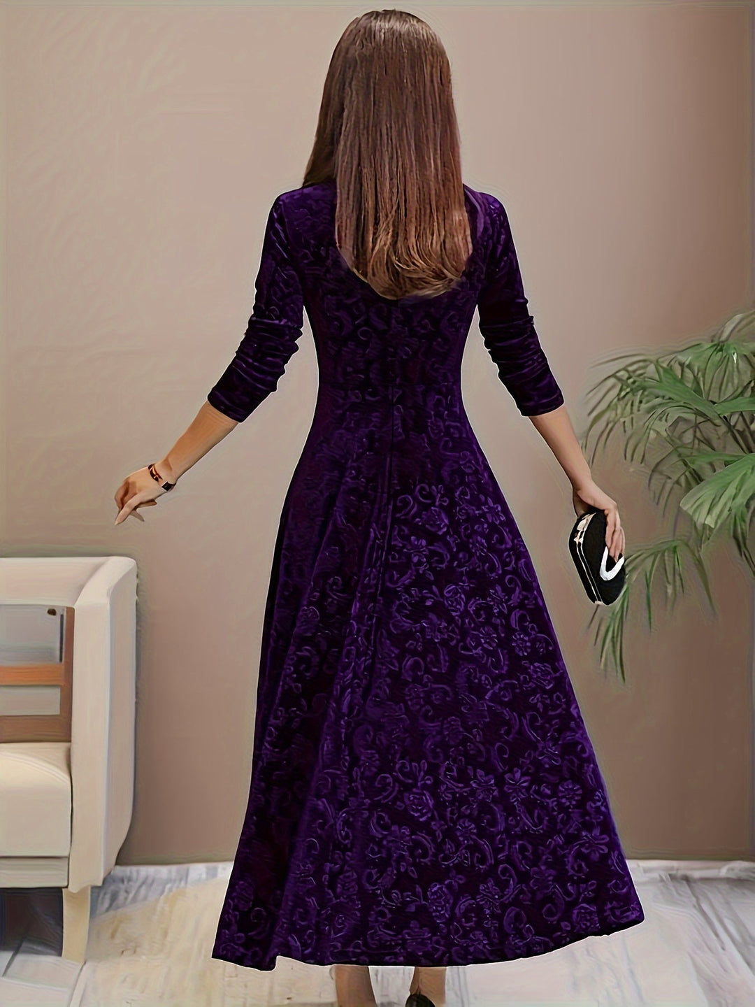 Maris | Elegant Velvet Dress