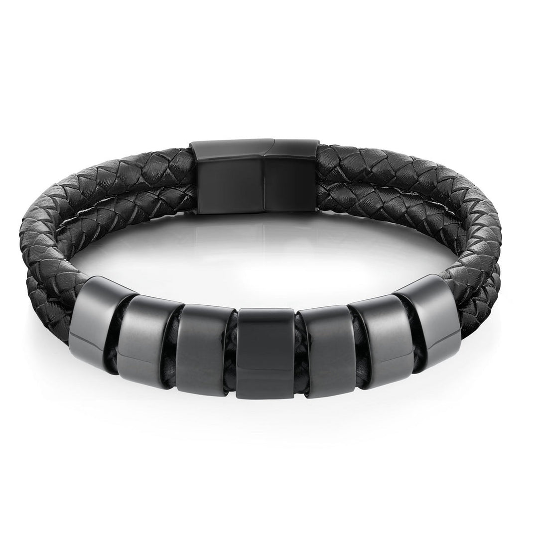 Minimal Personalized Name(s) Leather Bracelet