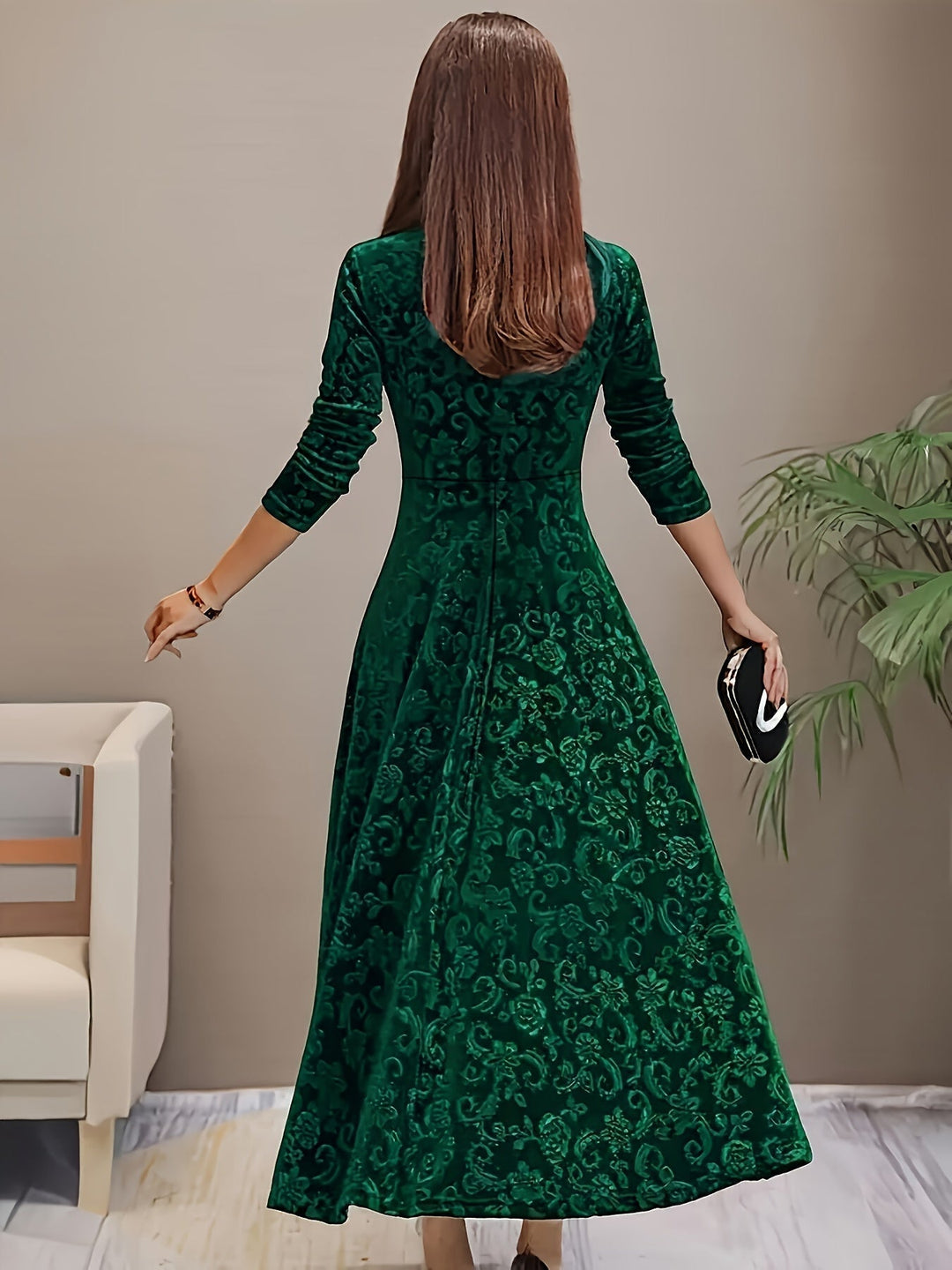 Maris | Elegant Velvet Dress