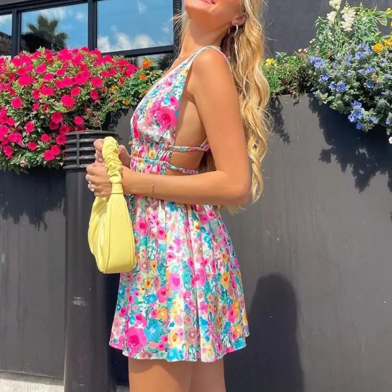 Isolde | Sleeveless Skater Dress