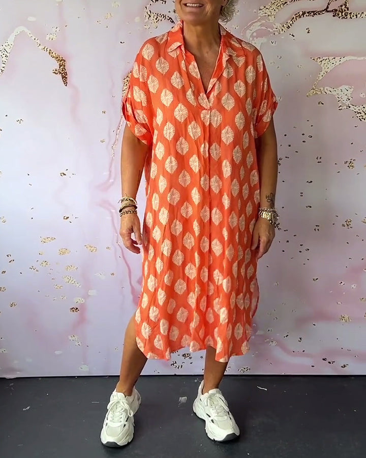 Monica Secrets | Loose Lapel Collar Dress