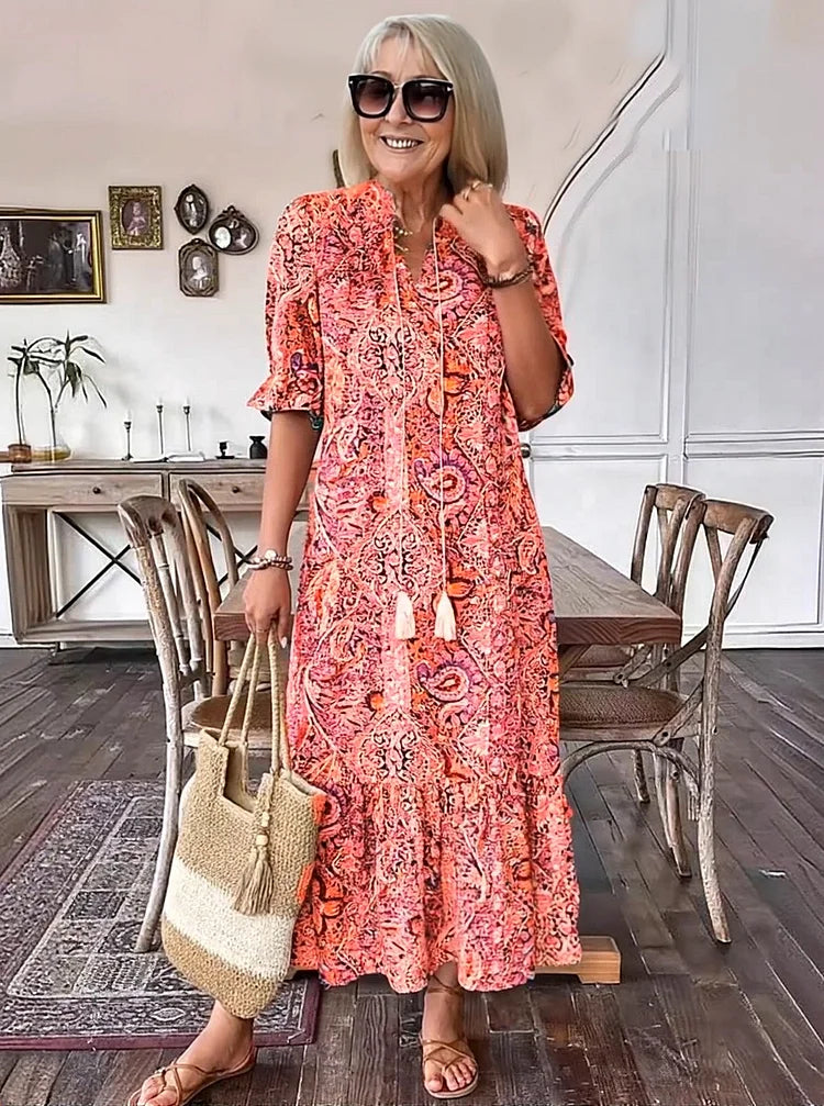 Isolde | Boho Maxi Dress